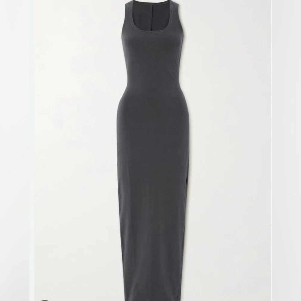 Skims Gray Maxi Dress